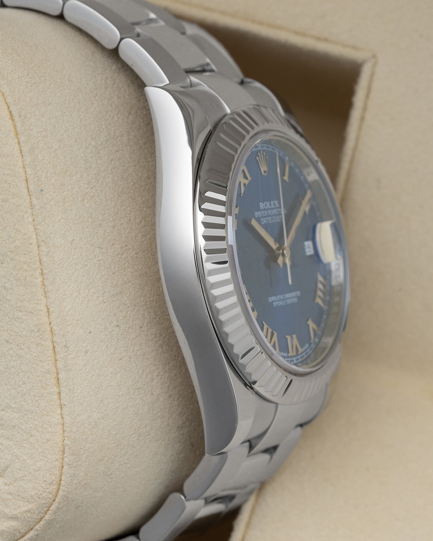 Blue Roman Rolex Datejust 116334 | Noah's Fine Watches Frisco, Texas