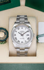 Steel White Rolex Datejust 126300 2024 Watch | Noah's Fine Watches and Jewelry