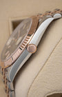 Everose Rolesor Rolex Datejust 126331 Chocolate Watch | Noah's Fine Watches and Jewelry