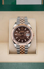 Everose Rolesor Rolex Datejust 126331 Chocolate Watch | Noah's Fine Watches and Jewelry