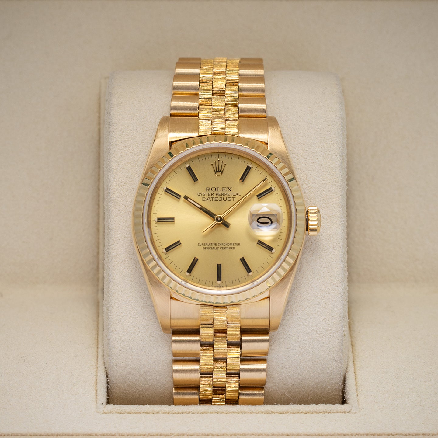 1984 Yellow Gold Rolex Datejust 16078 Watch | Noah's Fine Watches and Jewelry Dallas