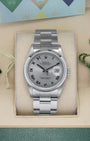 Silver Roman Datejust 16200 Rolex Watch | Noah's Fine Jewelry and Watches Dallas