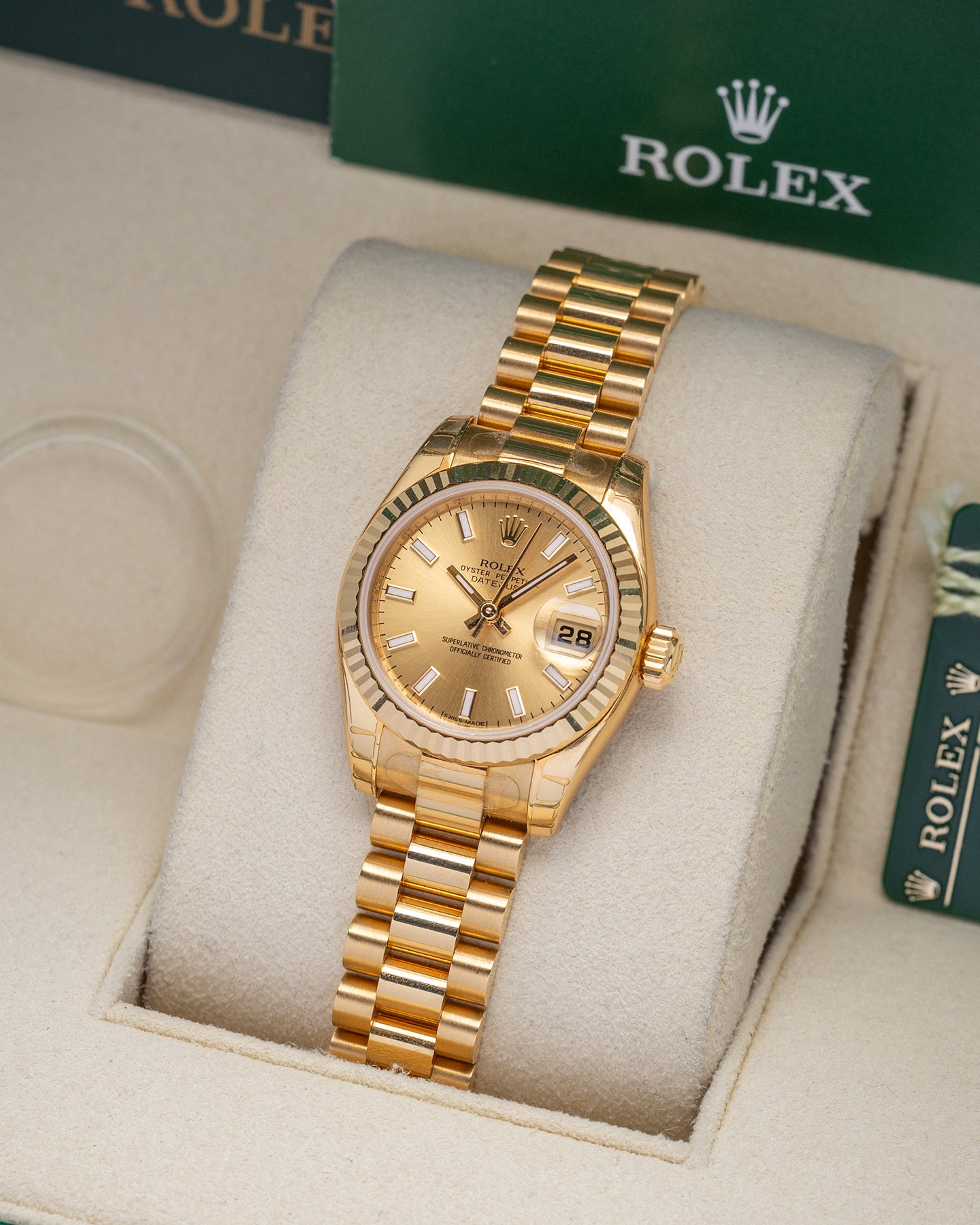 Women's Yellow Gold Rolex Datejust 179178 2007 | Noah's Fine Watches and Jewelry
