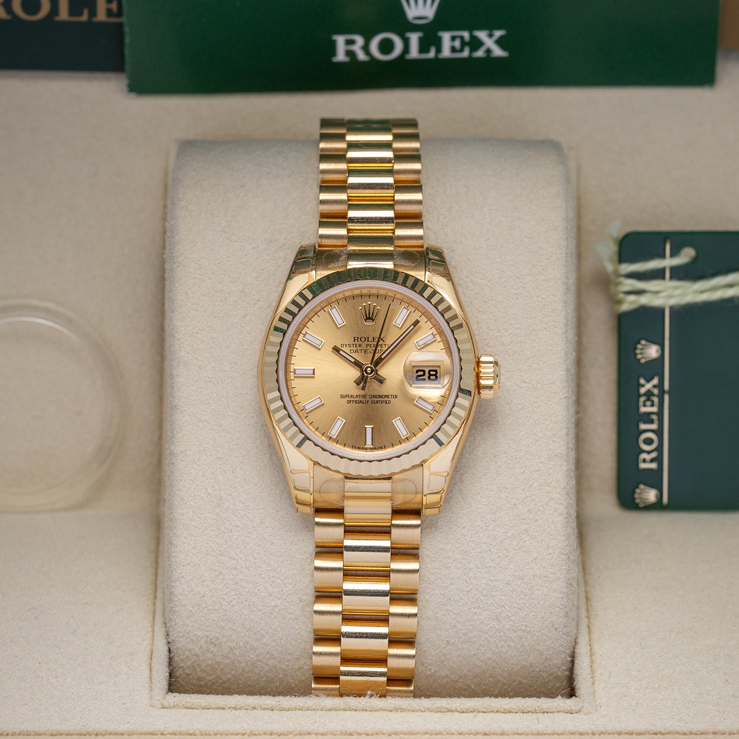 Women's Yellow Gold Rolex Datejust 179178 2007 | Noah's Fine Watches and Jewelry