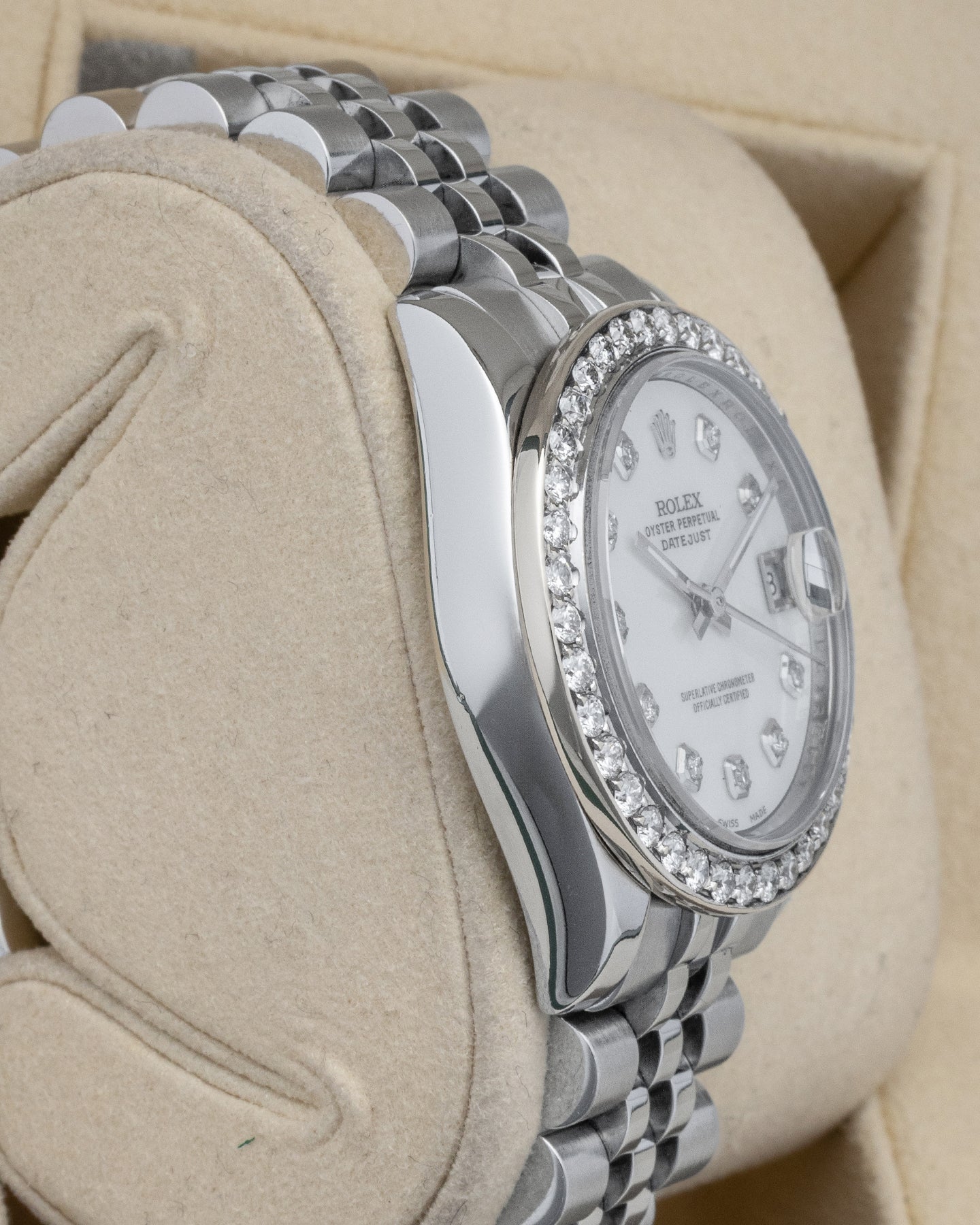 Datejust 179384 Diamond Dial and Bezel Rolex Watch | Noah's Fine Watches and Jewelry Dallas