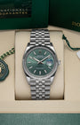 Mint Green 2025 Rolex Datejust 126234 | Noah's Fine Watches Dallas, TX