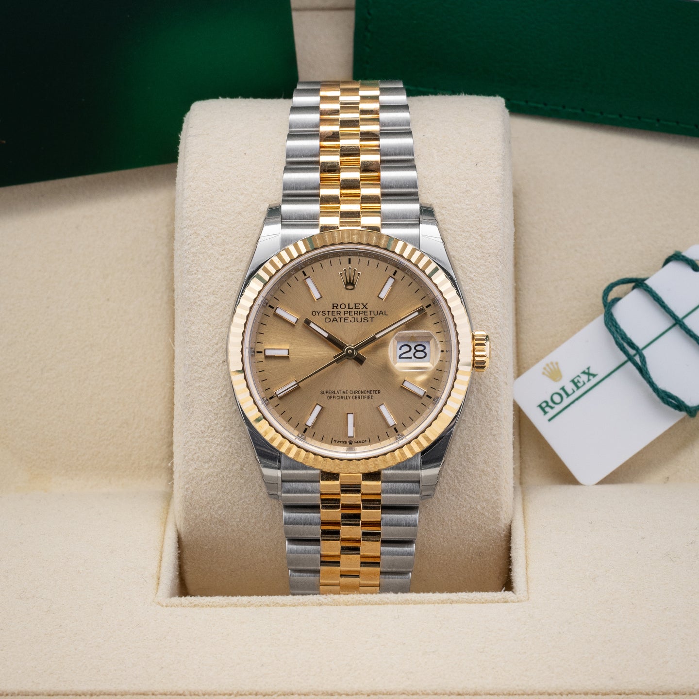 Steel Yellow Gold Datejust 126333 Rolex Watch | Noah's Fine Watches and Jewelry