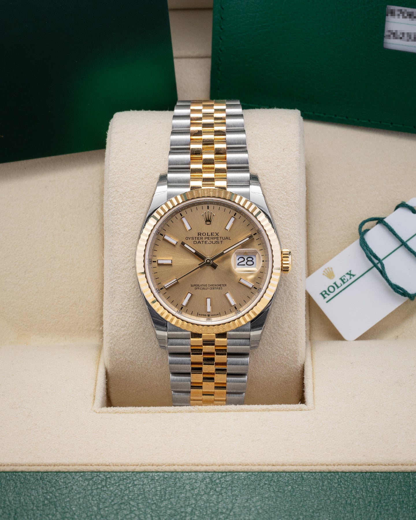 Steel Yellow Gold Datejust 126333 Rolex Watch | Noah's Fine Watches and Jewelry