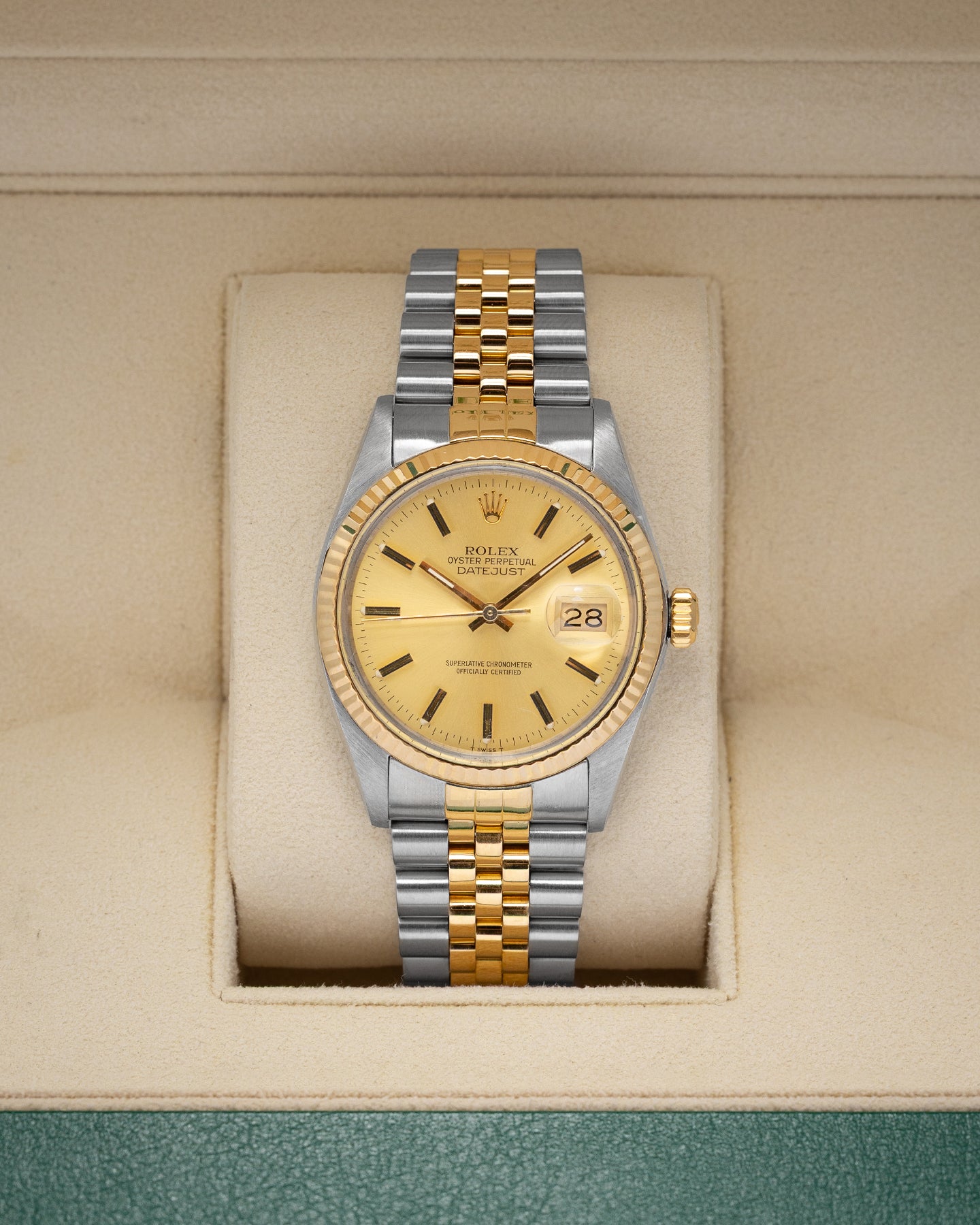 1985 YG SS Rolex Datejust 16233 | Noah's Fine Watches Frisco Texas