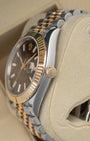 Rose Gold Steel Chocolate Dial Rolex Datejust 126331 | Noah's Fine Watches Dallas, Texas