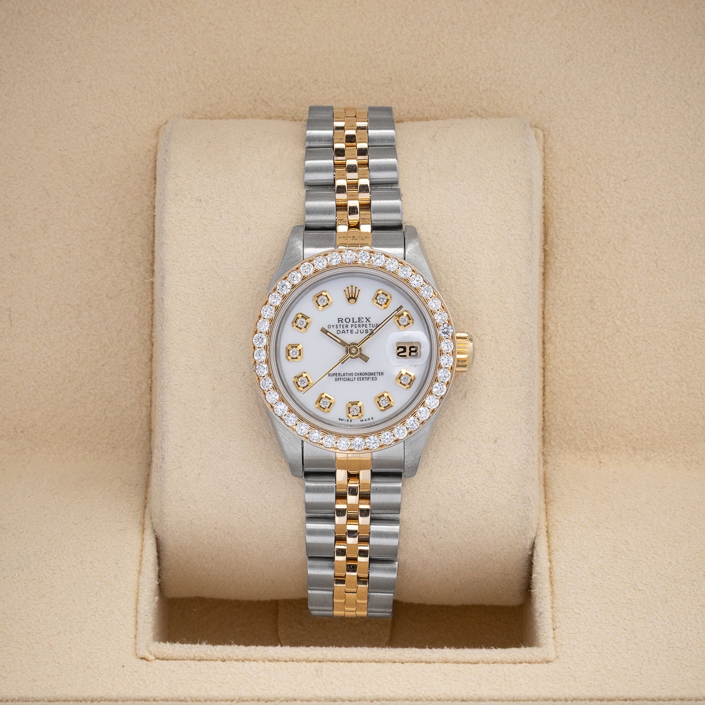 Steel Gold Rolex Datejust Watch 69173 | Noah's Fine Watches and Jewelry Dallas
