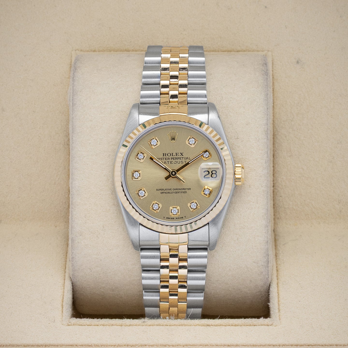 Datejust 79173G Steel Yellow Gold Rolex Watch | Noah's Fine Jewelry and Watches