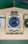 White Rolesor Rolex Datejust Blue 126334 Watch | Noah's Fine Watches and Jewelry Dallas