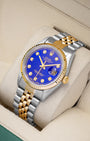 Rolex Datejust Blue Diamond 16233 | Noah's Fine Watches Dallas, Texas