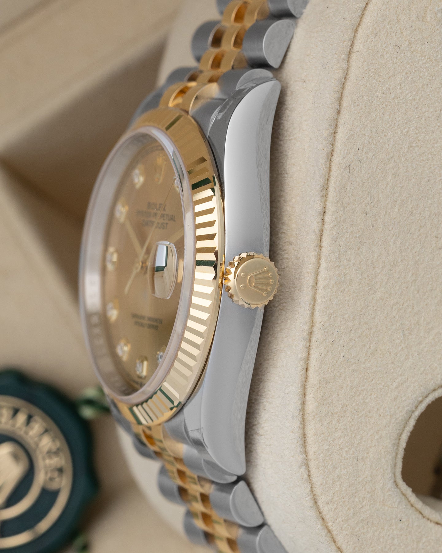 Rolex Datejust Champagne Diamond 126233 | Noah's Fine Watches Dallas, Texas