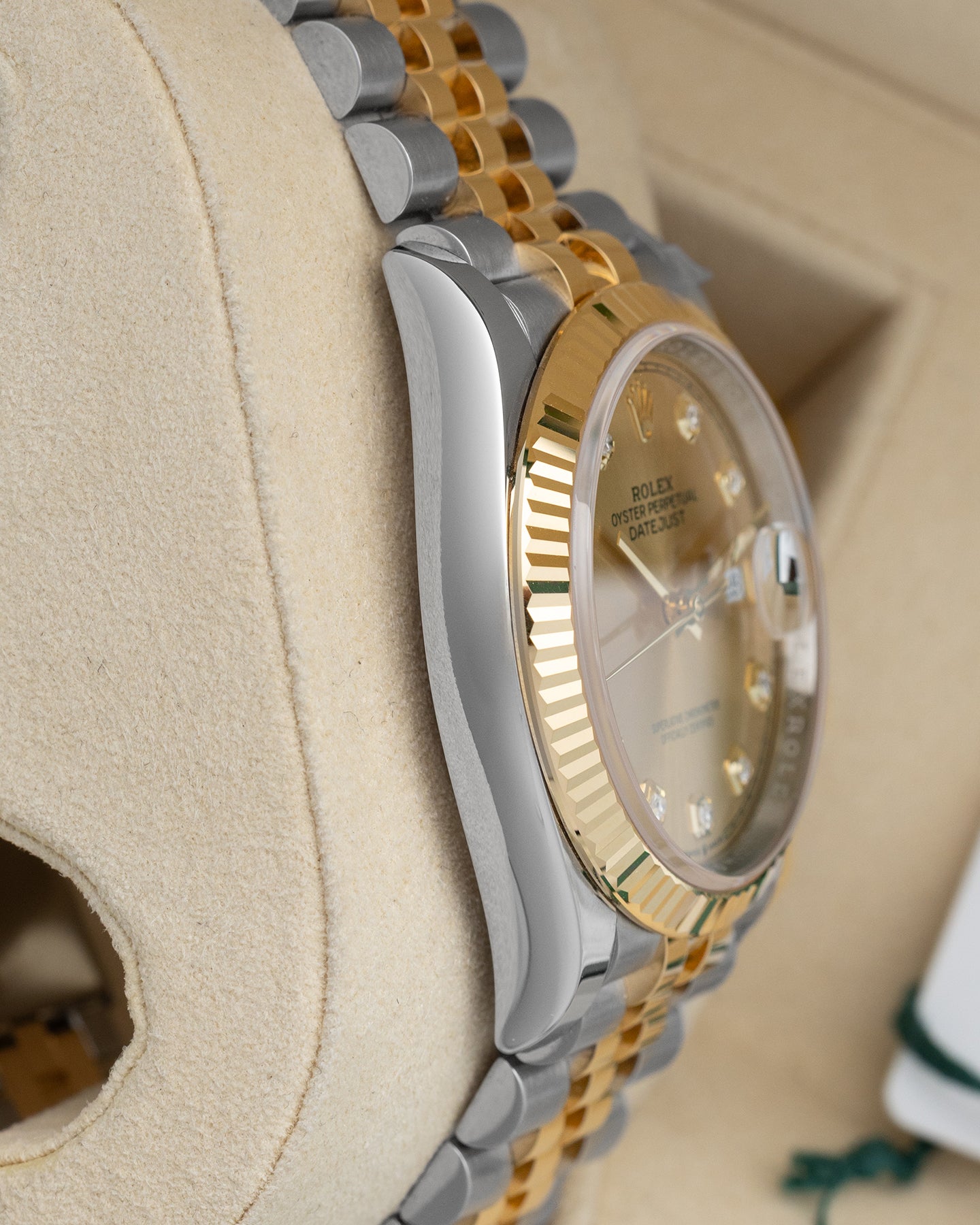 Rolex Datejust Champagne Diamond 126233 | Noah's Fine Watches Dallas, Texas