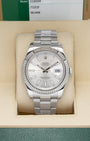 Silver Index Rolex Datejust II 116334 | Noah's Fine Watches Dallas, TX