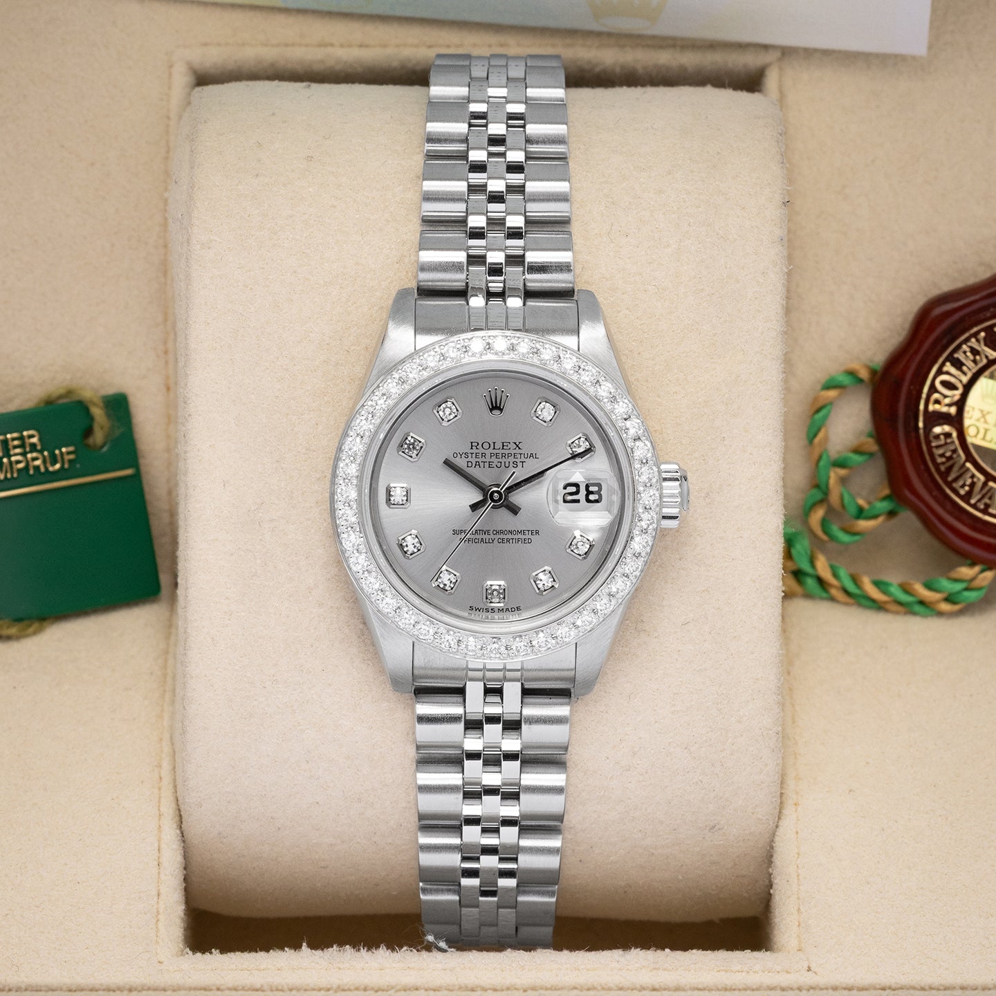 Rolex Datejust Rhodium Diamond 79174 | Noah's Fine Watches Dallas, TX