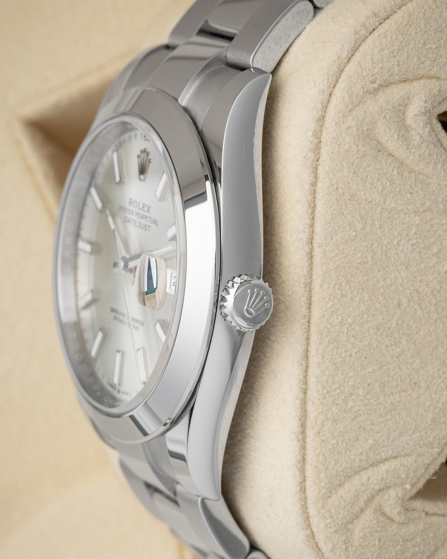 41mm Rolex Datejust Silver 126300 | Noah's Fine Watches Dallas, TX