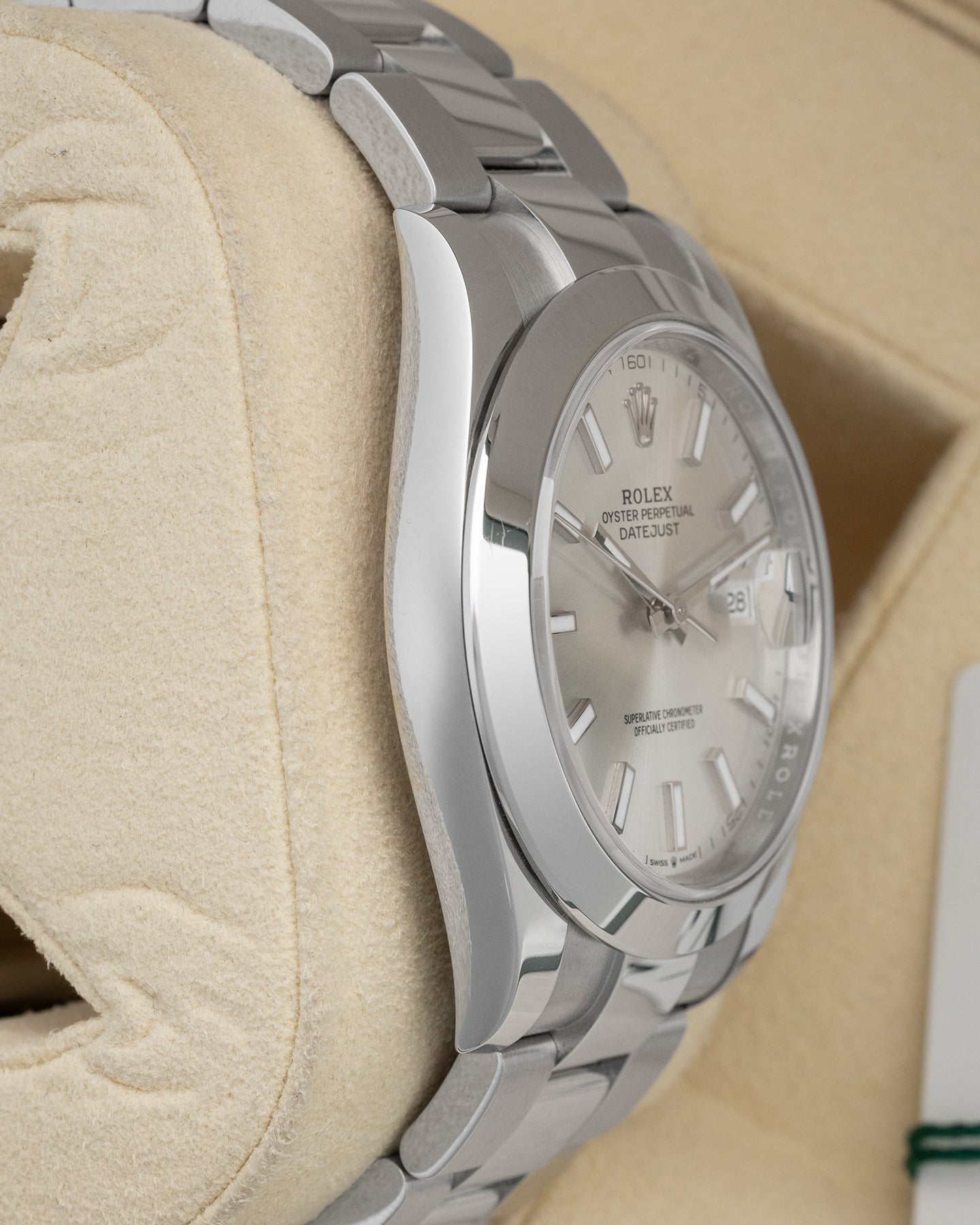 41mm Rolex Datejust Silver 126300 | Noah's Fine Watches Dallas, TX