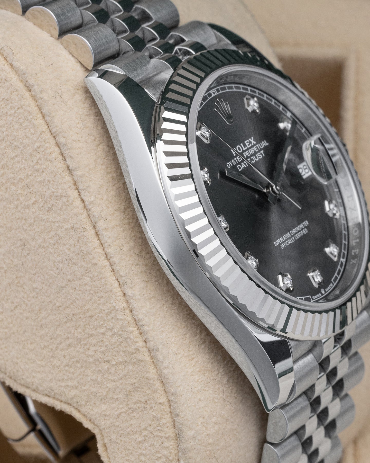 2025 Rolex Datejust Slate Diamond 126334 Watch | Noah's Fine Watches and Jewelry Dallas
