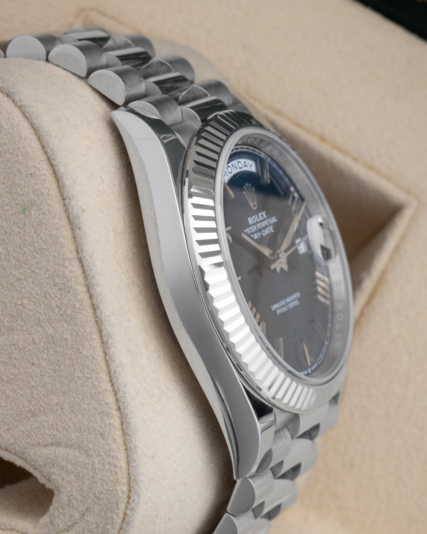 Rolex Day-Date 228239 at Noah's Fine Watches & Jewelry in Frisco, Texas