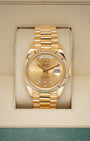 Rolex Day-Date Champagne Diamonds 228238 | Noahs Fine Watches Frisco, TX