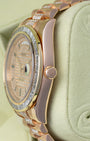 Rose Gold AM Diamonds Rolex Day-Date II 218235 | Noah's Fine Watches Dallas, TX