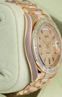 Rose Gold AM Diamonds Rolex Day-Date II 218235 | Noah's Fine Watches Dallas, TX