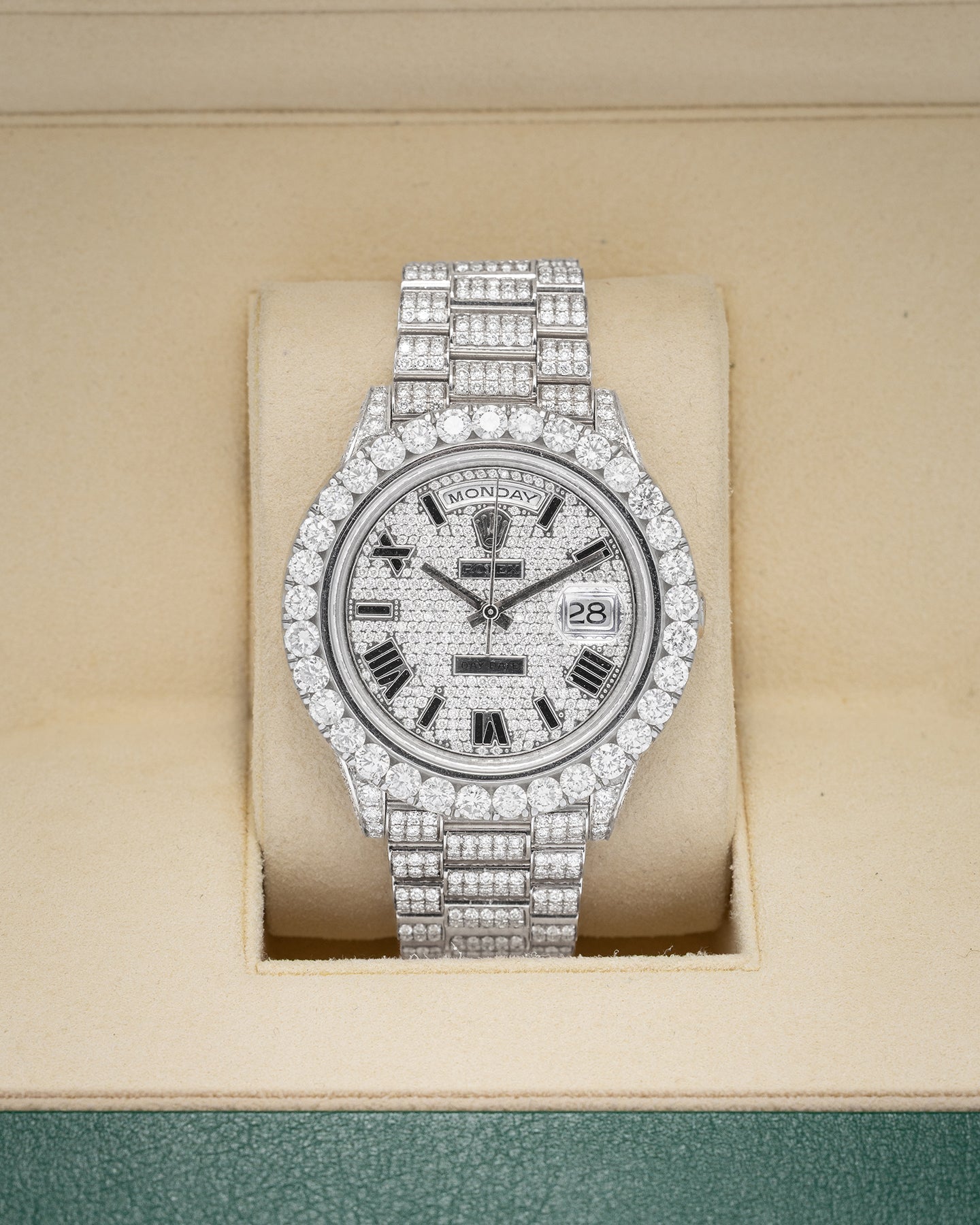 Diamond White Gold Rolex Day-Date II 40 228239 | Noah's Fine Watches in Dallas, TX