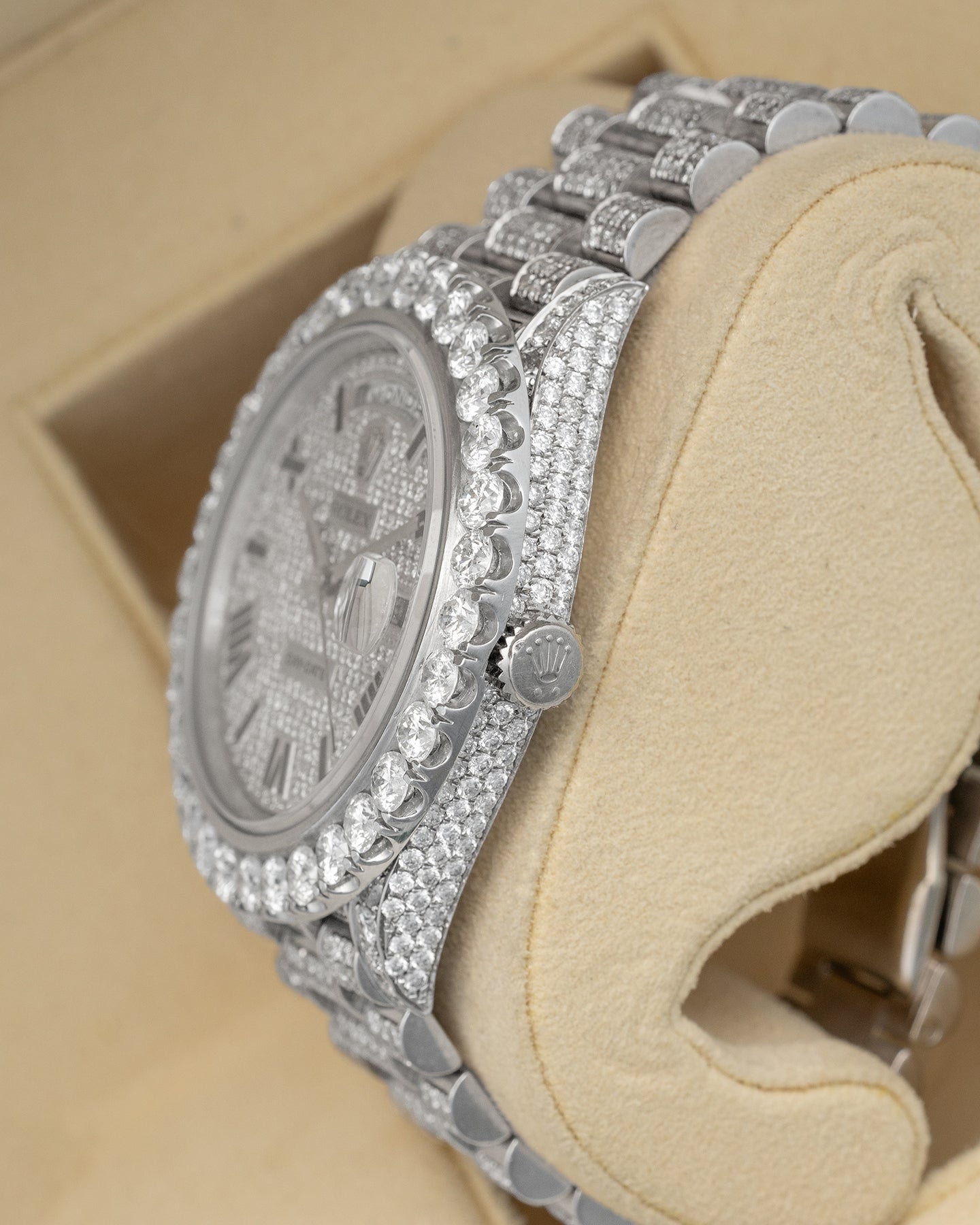 Diamond White Gold Rolex Day-Date II 40 228239 | Noah's Fine Watches in Dallas, TX