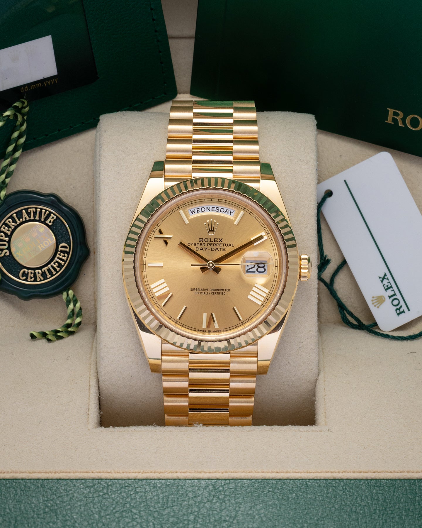 Rolex Day-Date President 228238 | Noah's Fine Watches Dallas, Texas