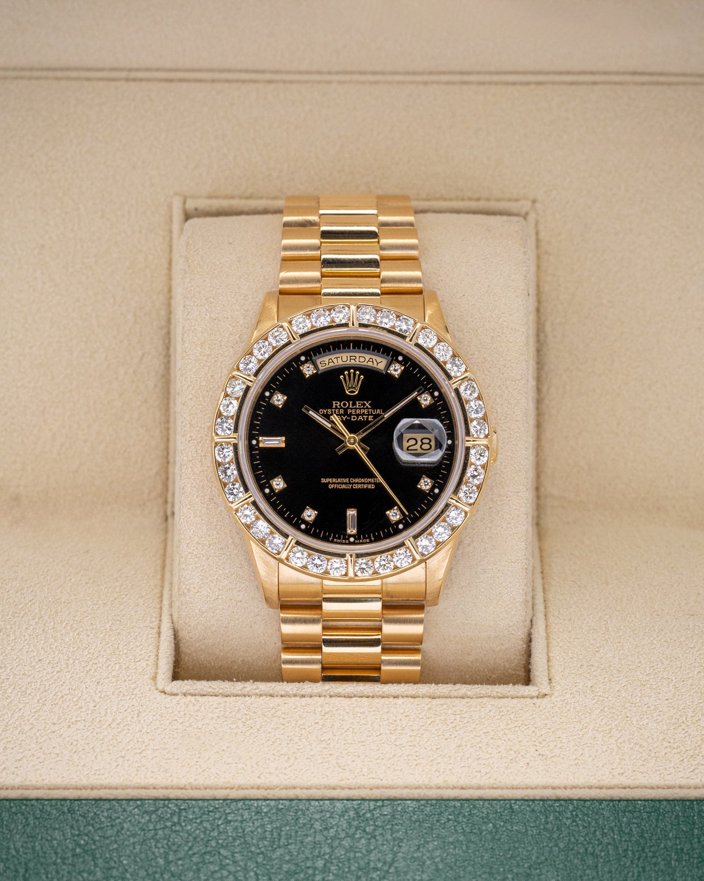 1999 Yellow Gold Rolex Day-Date 18238 | Noah's Fine Watches and Jewelry Dallas