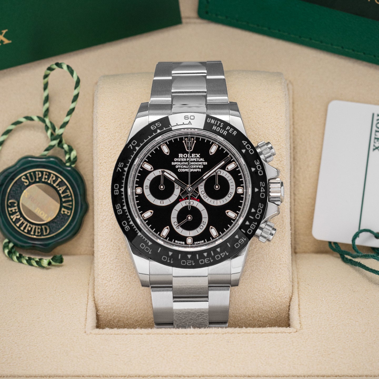 Steel Black Rolex Daytona 116500LN | Noah's Fine Watches and Jewelry Dallas