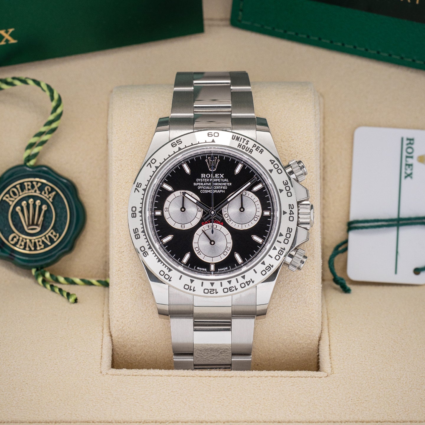 White Gold Rolex Daytona 126509 2024 Watch | Noah's Fine Watches and Jewelry Dallas