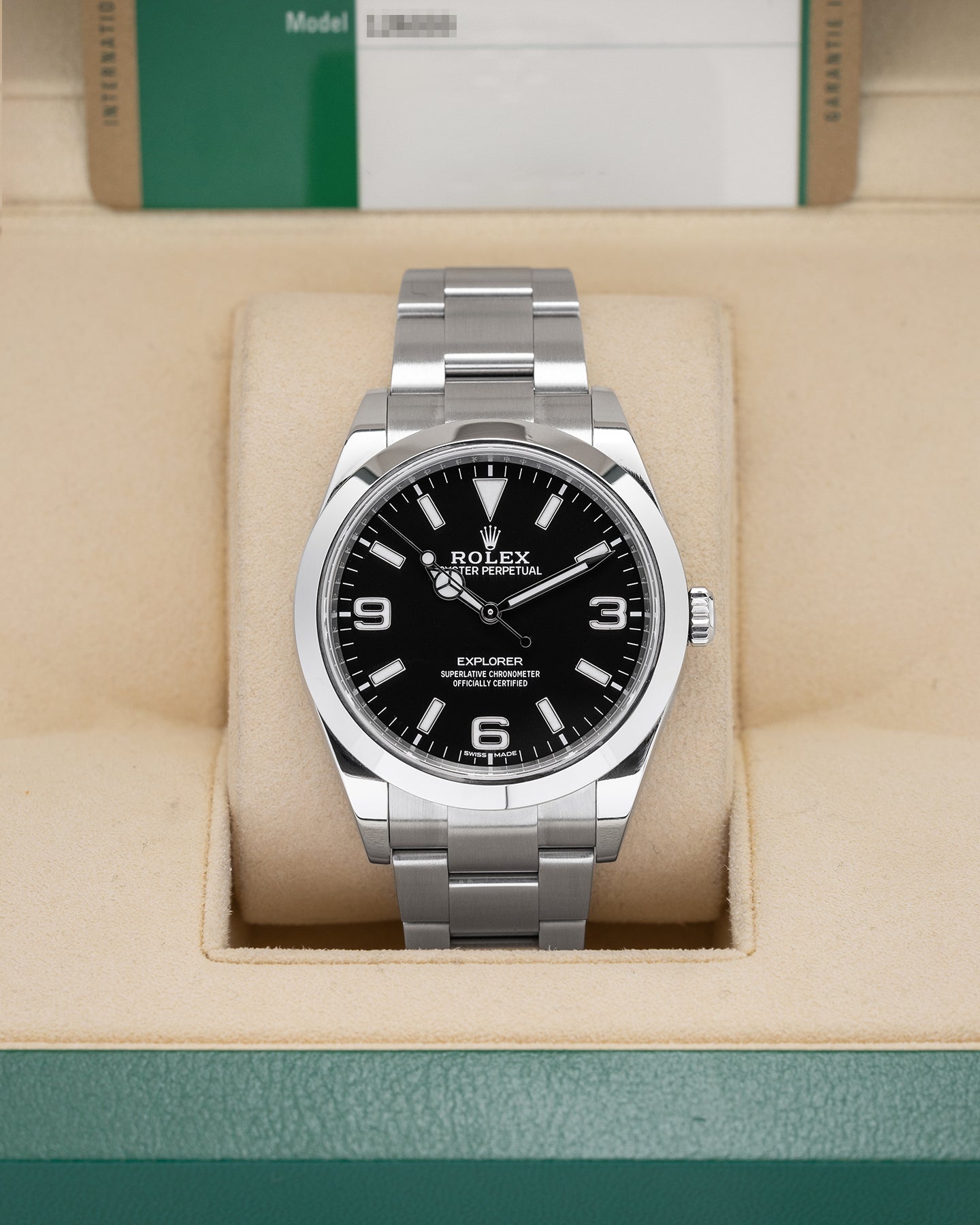 Steel Black Rolex Explorer 214270 Watch | Noah's Fine Watches and Jewelry Dallas