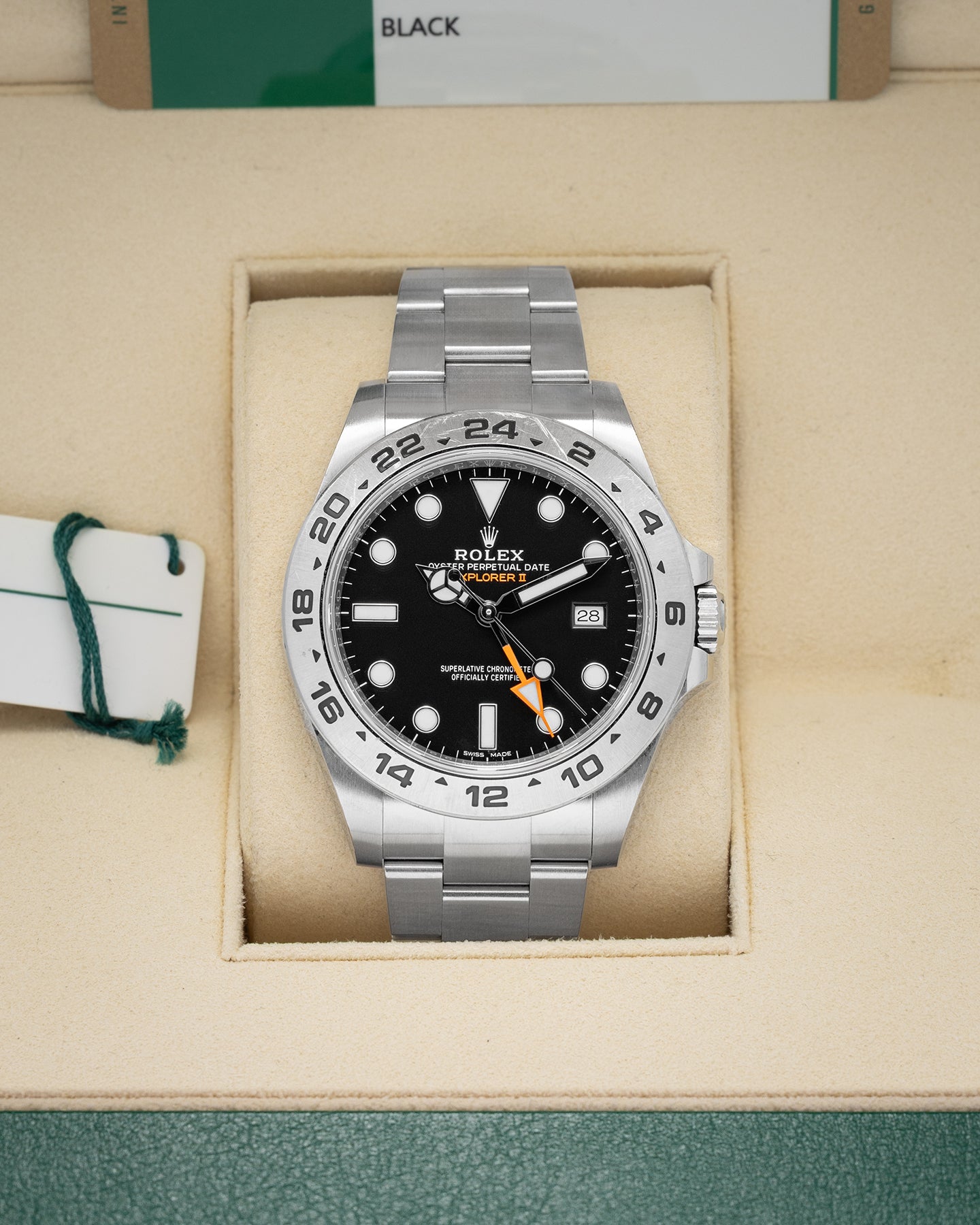 2019 Rolex Explorer II 216570 | Noah's Fine Watches Dallas, Texas