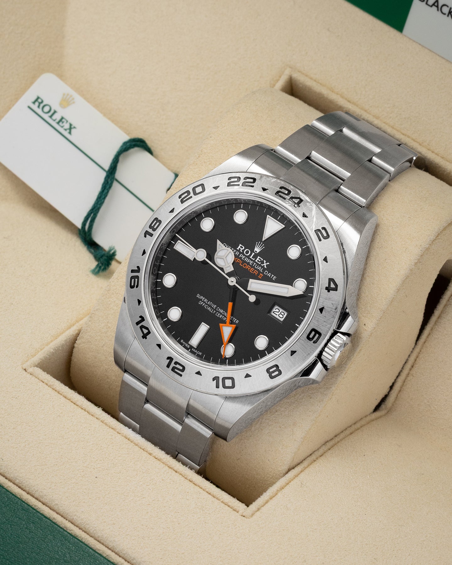 2019 Rolex Explorer II 216570 | Noah's Fine Watches Dallas, Texas