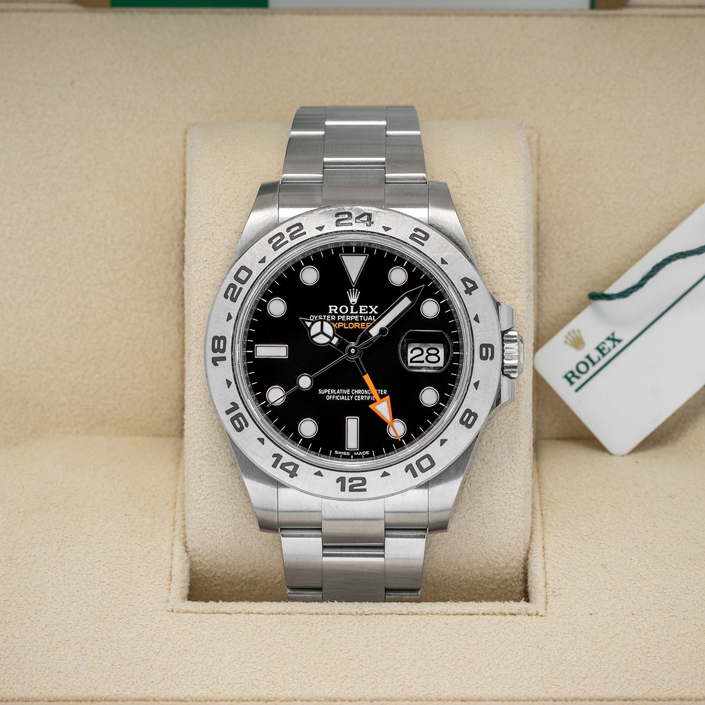 Rolex Explorer II 216570 at Noah's Fine Jewelry | Frisco, Texas Watch Store