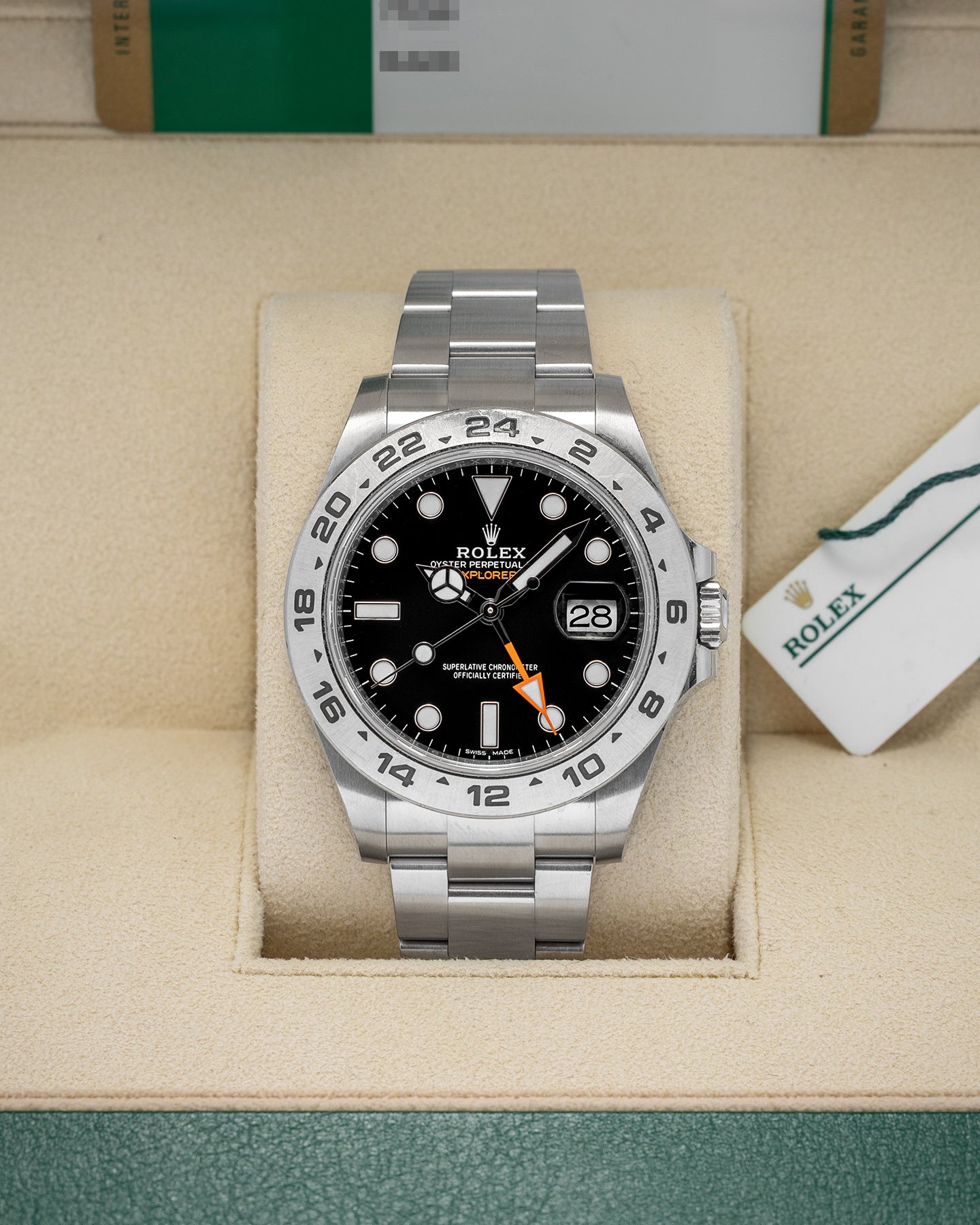 Rolex Explorer II 216570 at Noah's Fine Jewelry | Frisco, Texas Watch Store