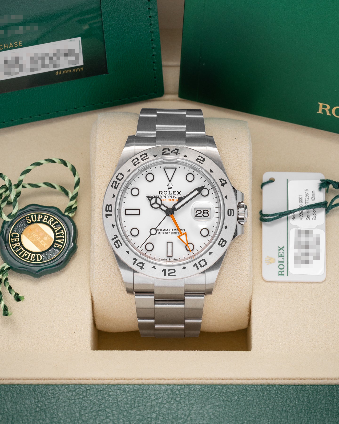 Rolex Explorer II 226570 at Noah's Fine Watches & Jewelry | Rolex Watches Dallas