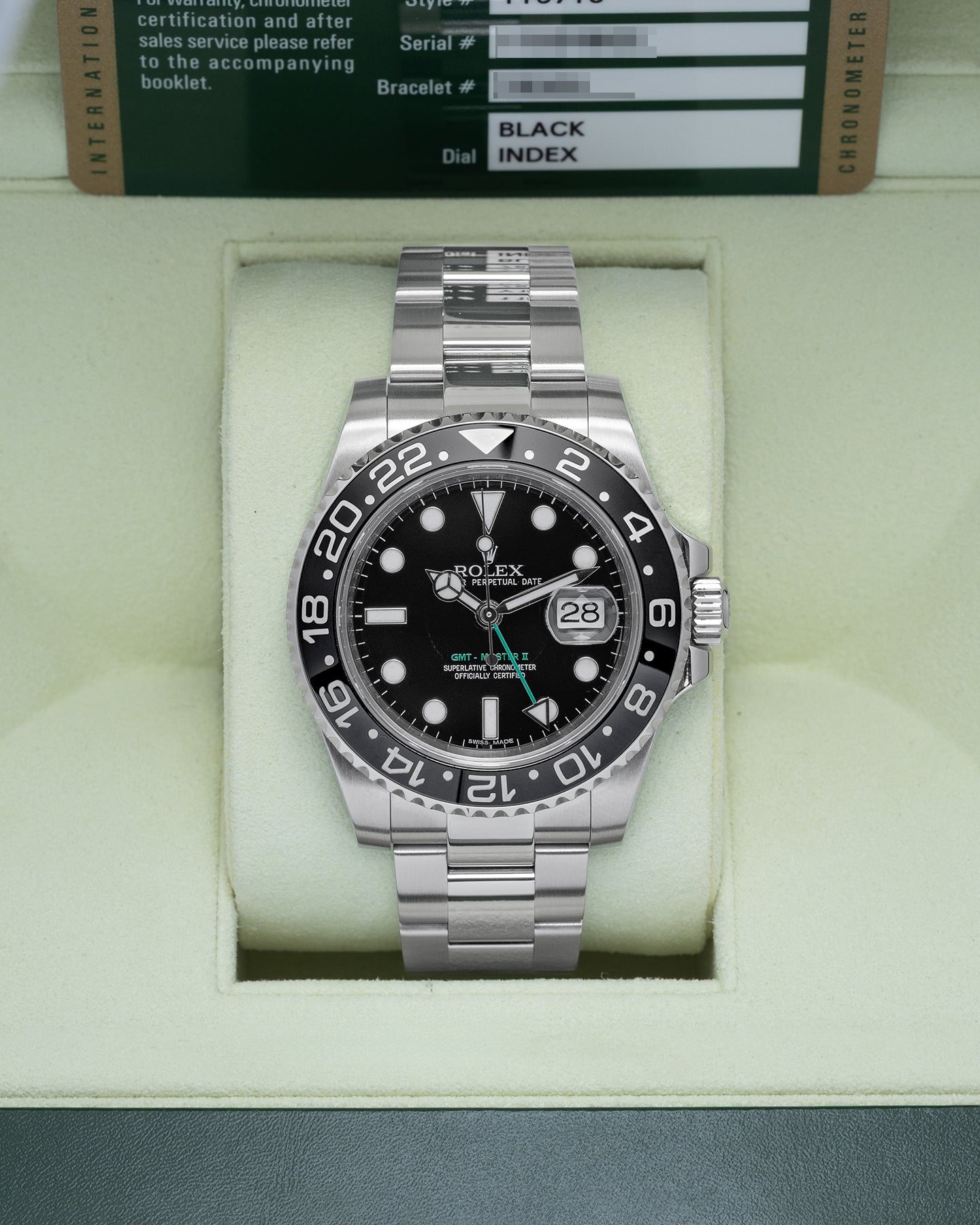Rolex GMT-Master II 116710LN | Noah's Fine Watches Frisco, Texas