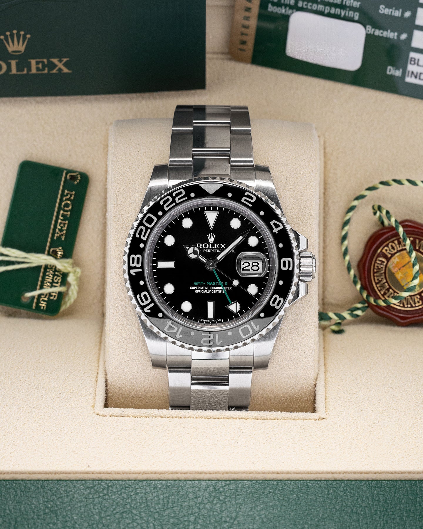 Black Rolex GMT Master II 116710LN Watch | Noah's Fine Watches and Jewelry in Dallas