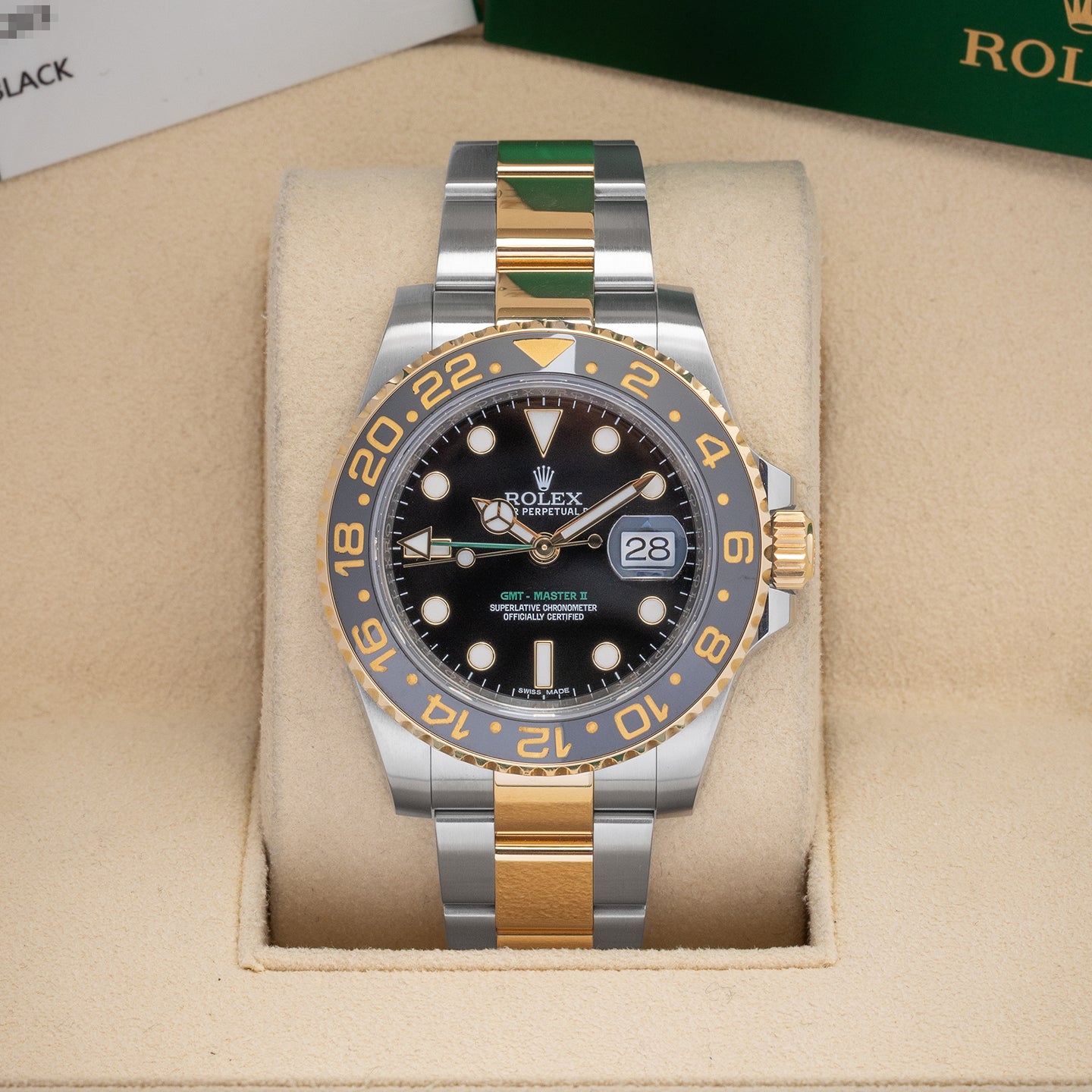 Rolex GMT-Master II 116713LN at Noah's Fine Watches & Jewelry