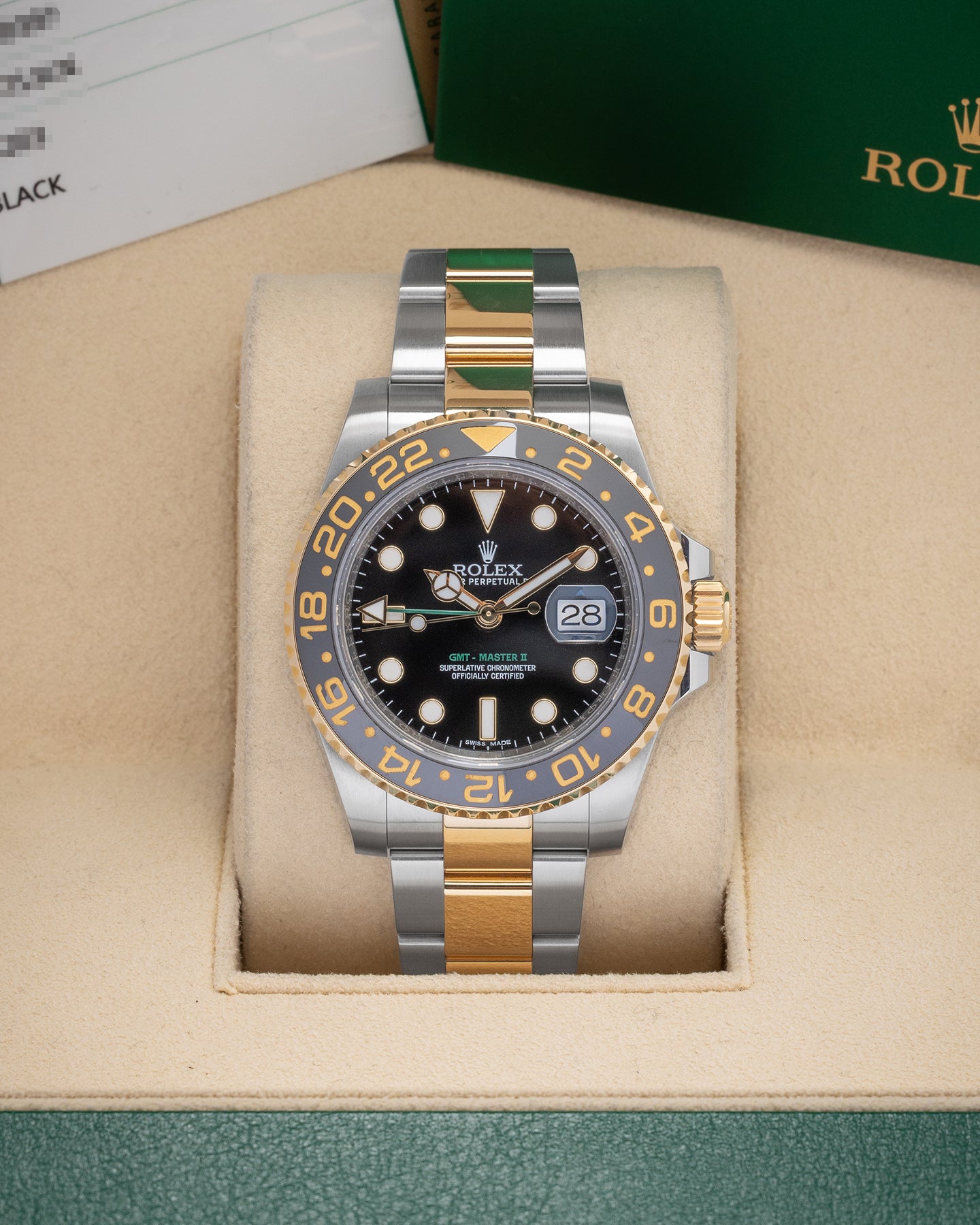 Rolex GMT-Master II 116713LN at Noah's Fine Watches & Jewelry