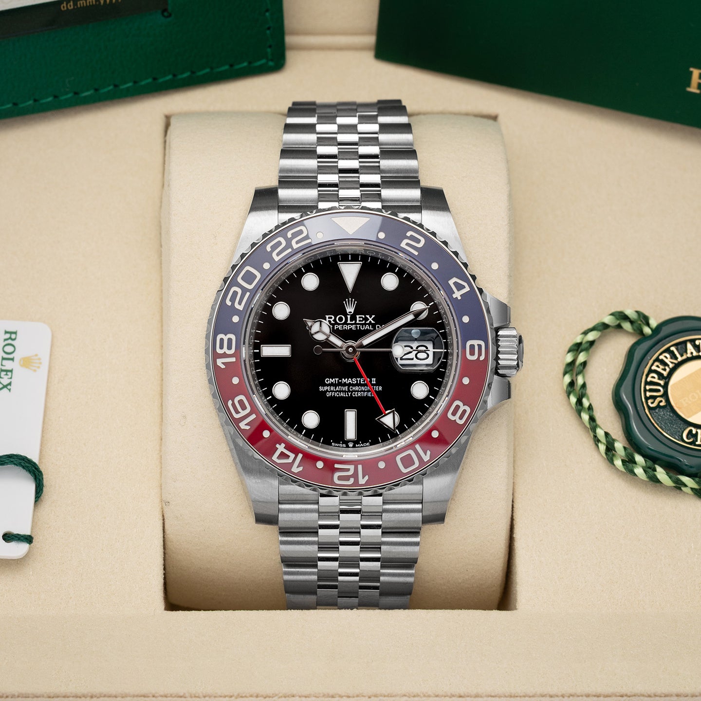 Pepsi Rolex GMT-Master II 126710BLRO | Noah's Fine Watches DFW, Texas