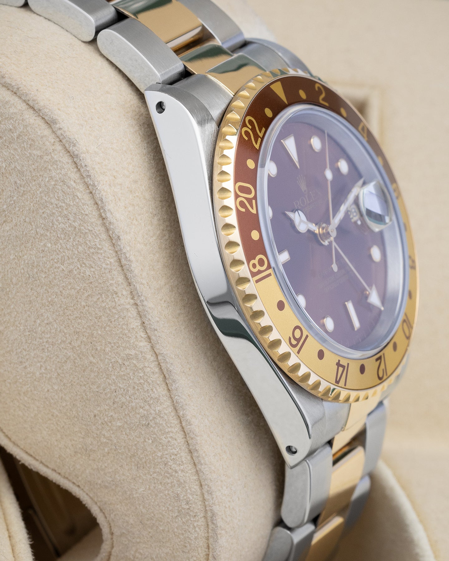 1997 GMT Master II 16713 Root Beer Rolex Watch | Noah's Fine Watches Dallas