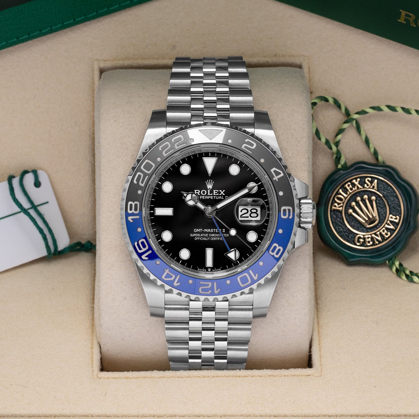 Batgirl Rolex GMT-Master II 126710BLNR | Noah's Fine Watches Dallas, TX