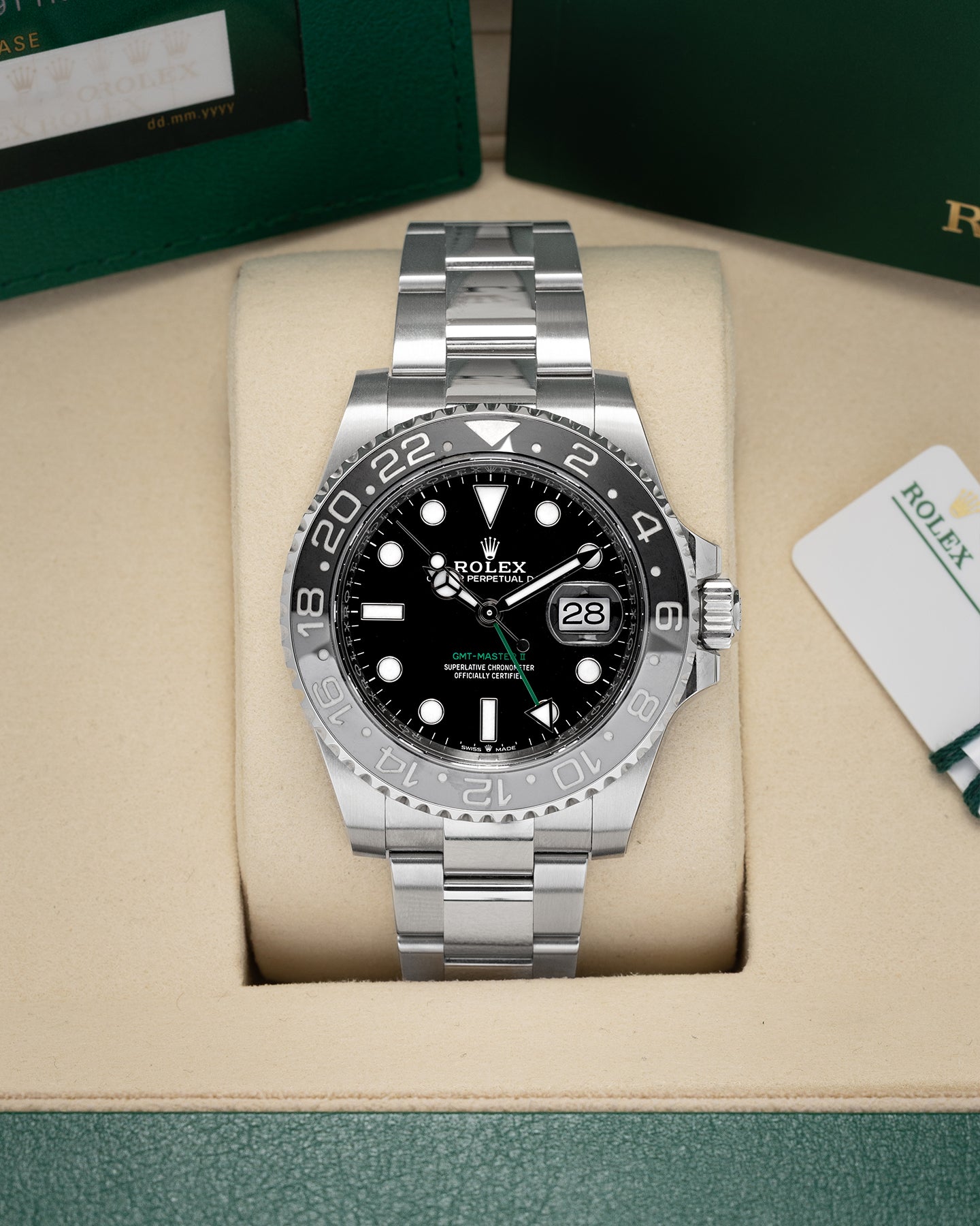 Rolex GMT-Master II Bruce Wayne 126710GRNR | Noah's Fine Watches Frisco, Texas