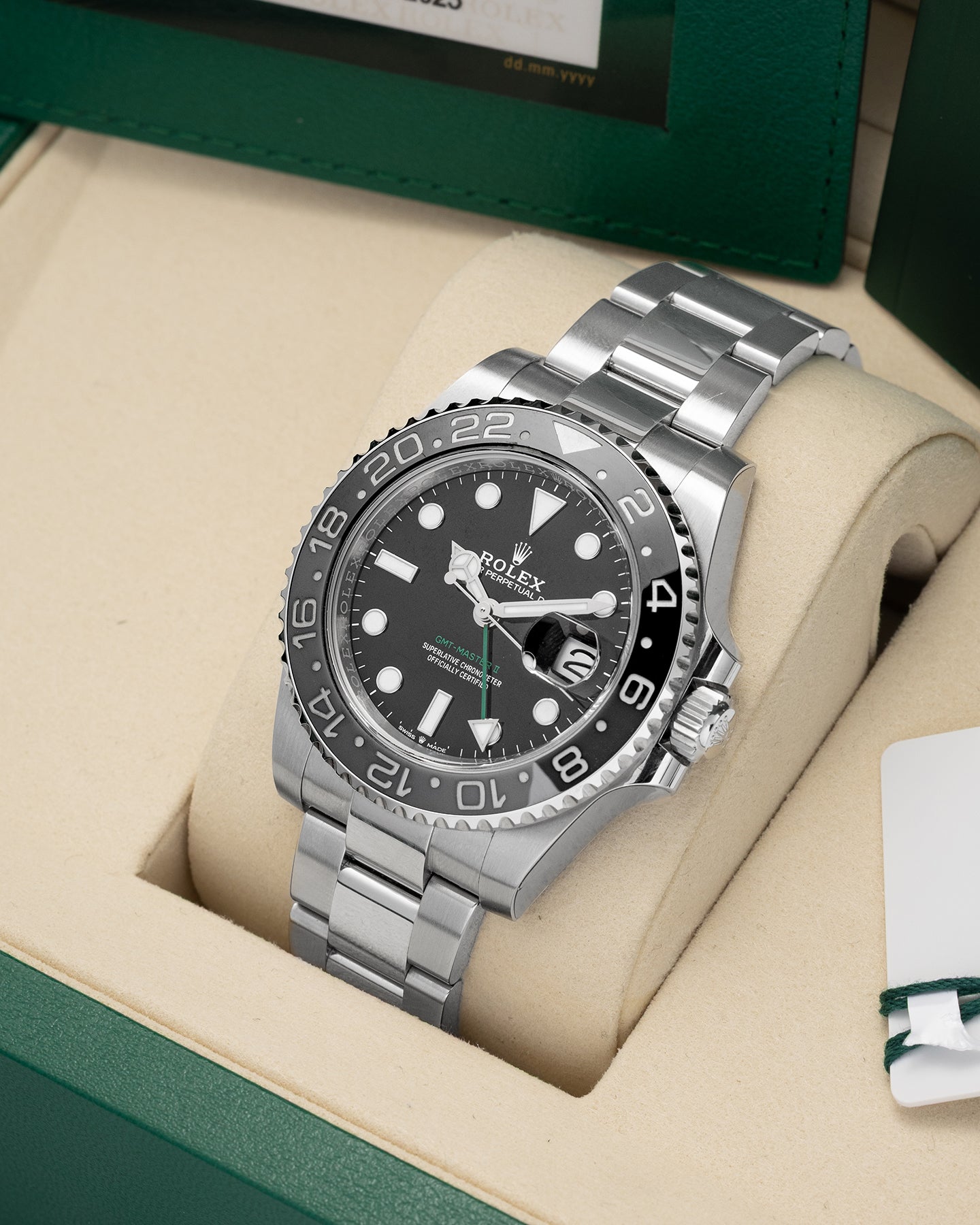 Rolex GMT-Master II Bruce Wayne 126710GRNR | Noah's Fine Watches Frisco, Texas